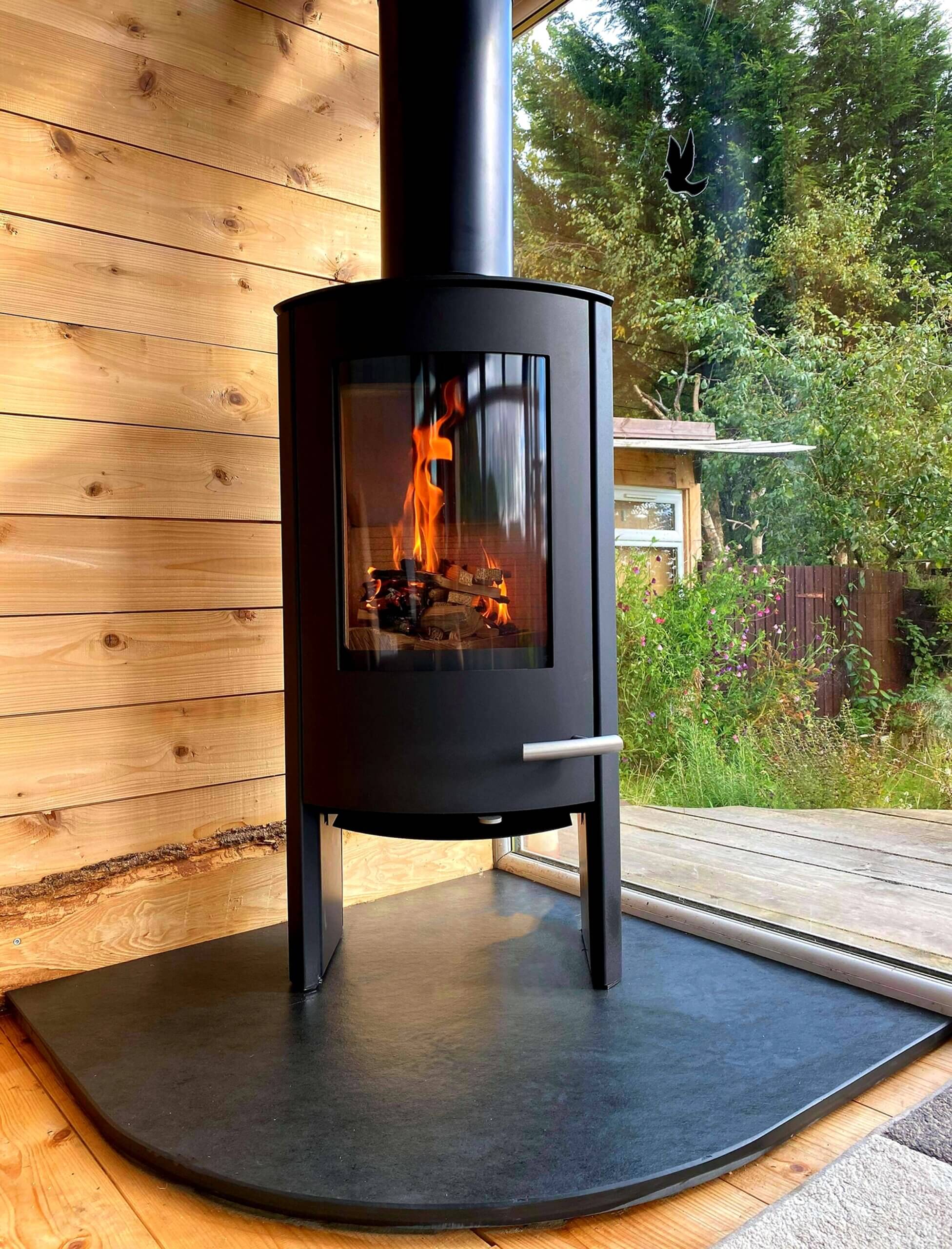 Free Standing Wood Burning Fireplace