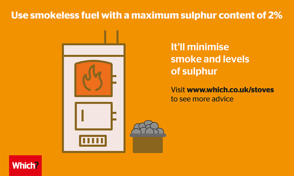 Use smokeless fuel with a maxiumum sulphar content of 2% image