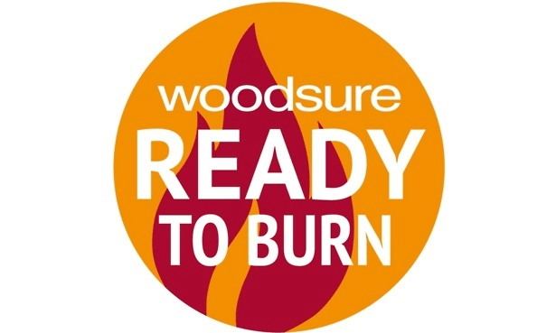 Woodsure ready to burn logo